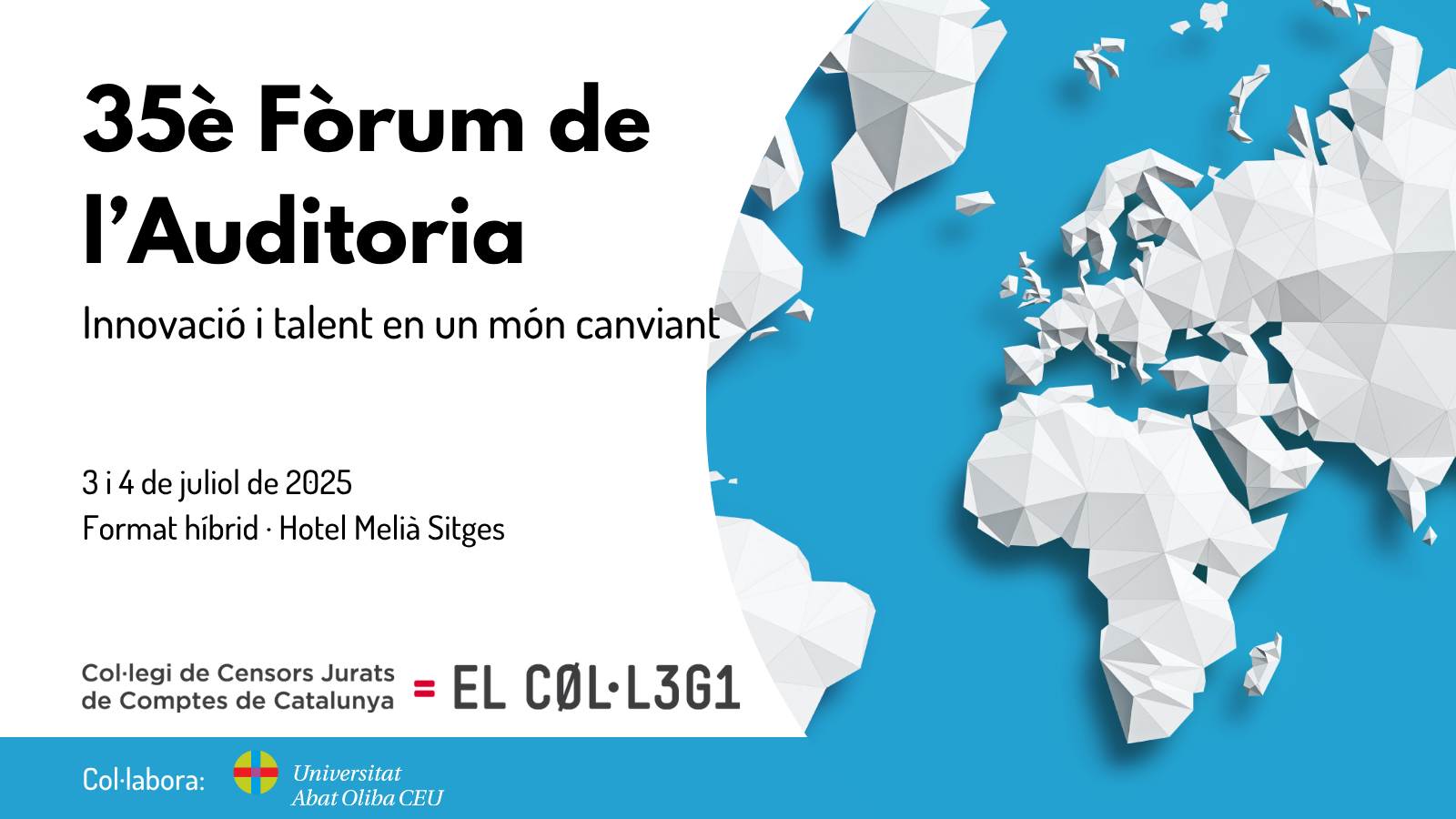 Participa en el 35º Fórum de la Auditoría: Innovación y talento en un mundo cambiante